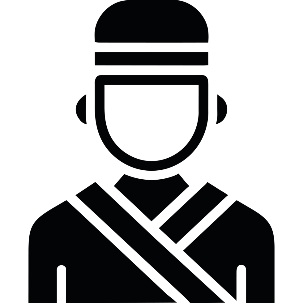 a man in a hat and uniform icon png