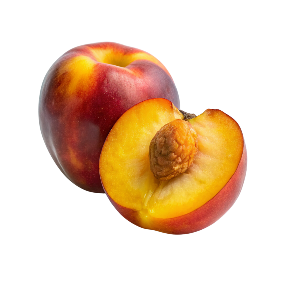 Peach on transparent background png