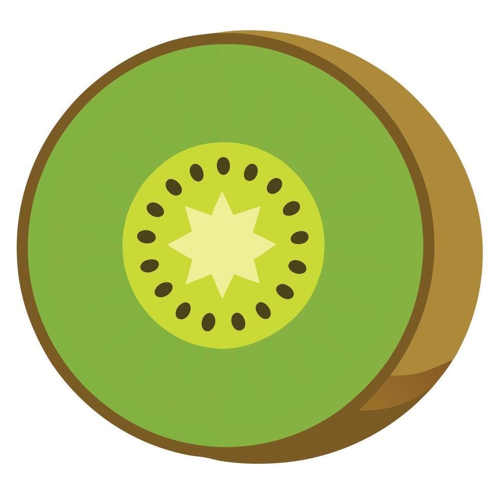 Kiwi fruit icon illustration vector