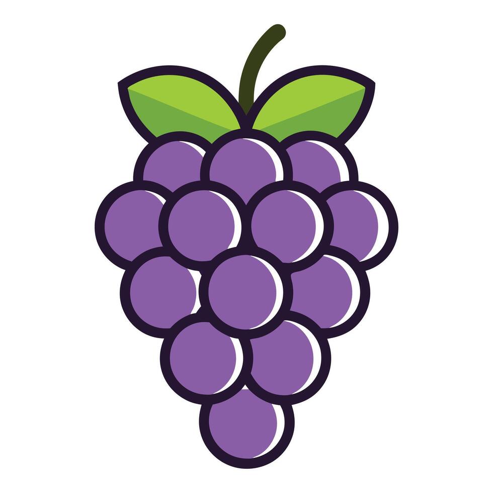 Grapes icon illustration design vector