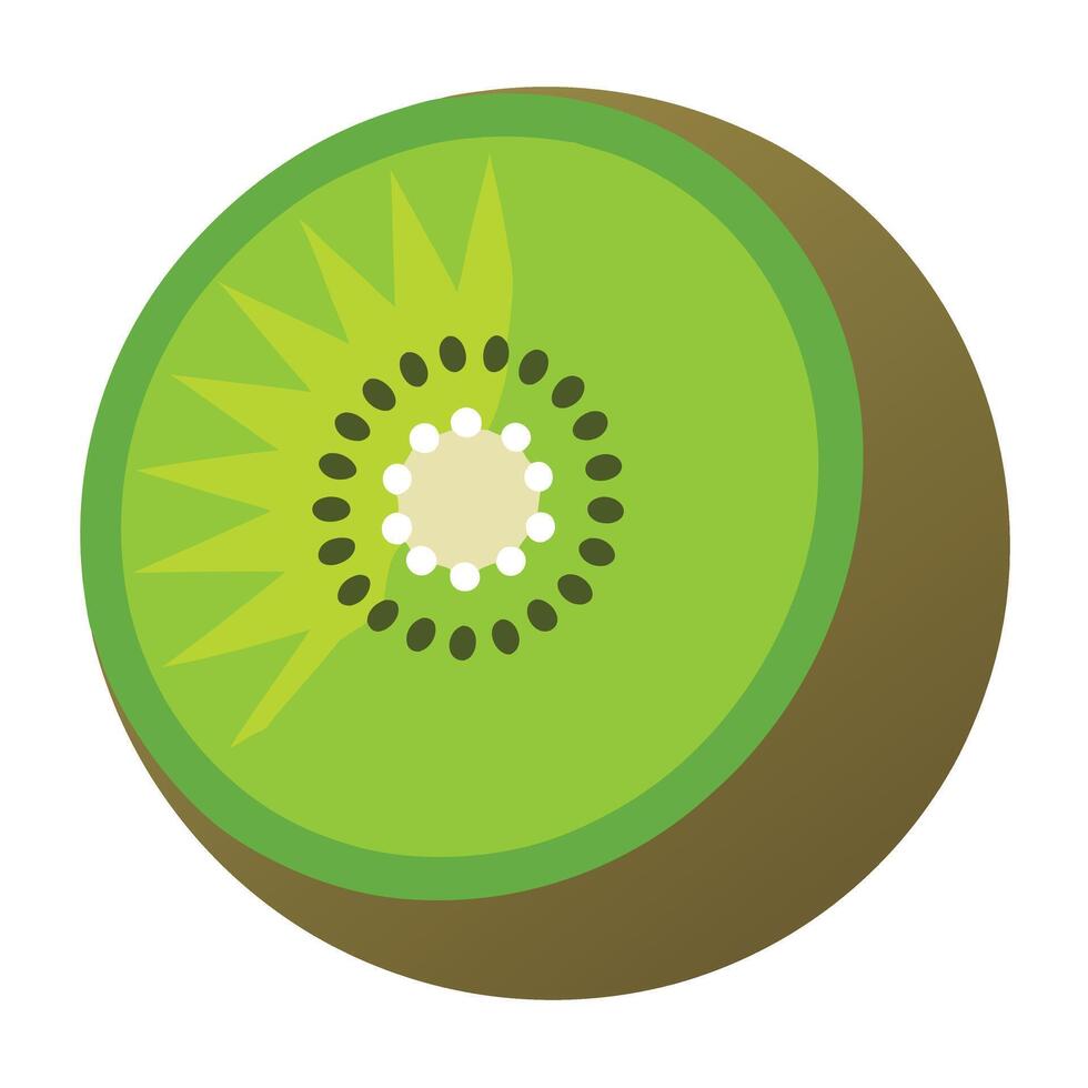Kiwi fruit icon illustration vector