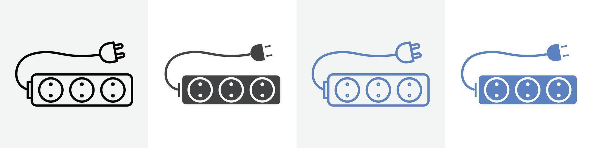 lead extension icon set use for web vector