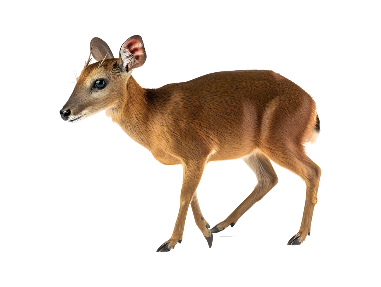 Small deer isolated on a transparent background png
