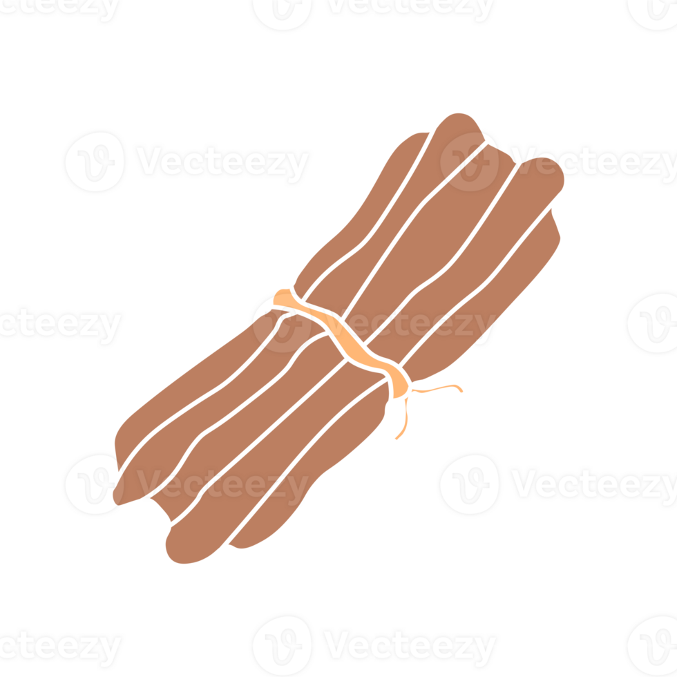 cinnamon cartoon icon. doodle cinnamon png