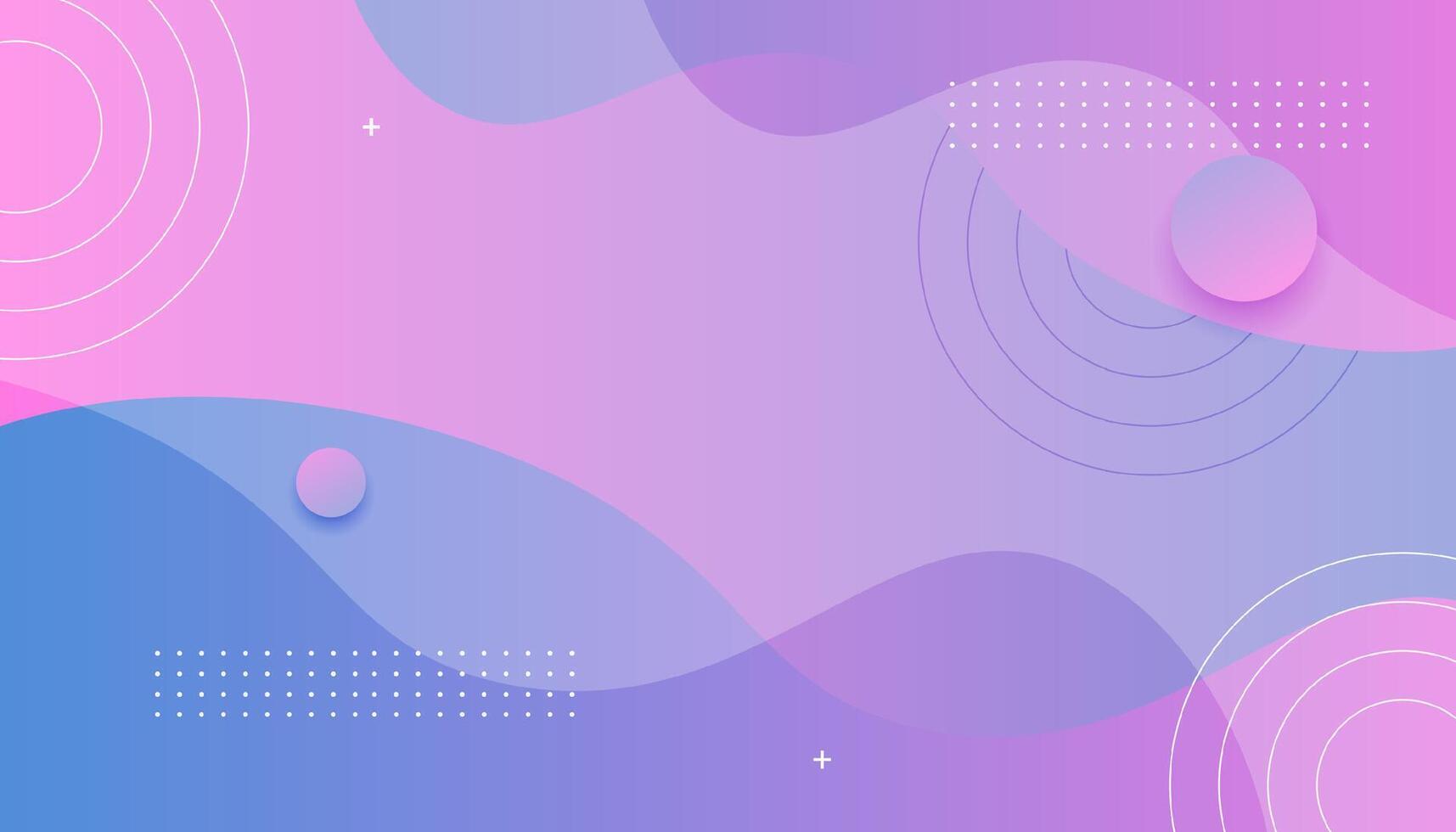 Fluid style dynamic background with lovely colors vector