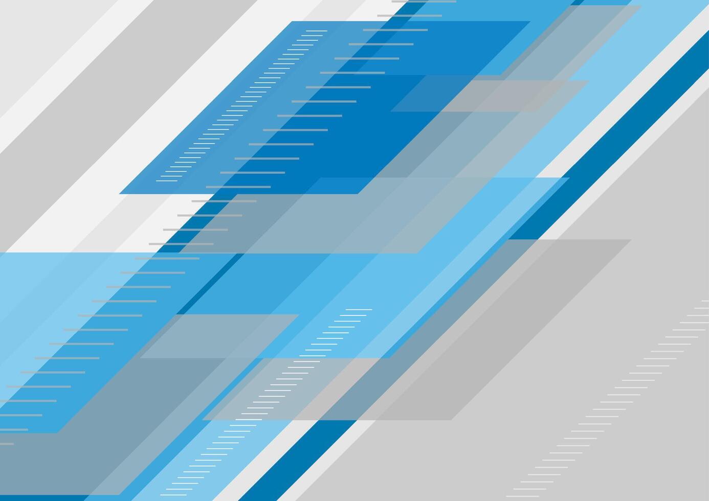Blue grey tech minimal background vector