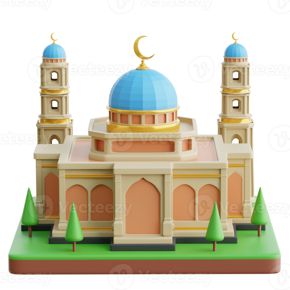 Mosque 3d Illustration png