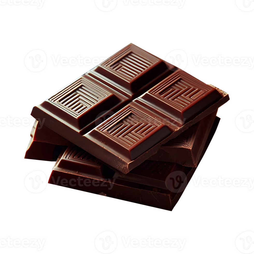 Chocolate bar on a transparent background png