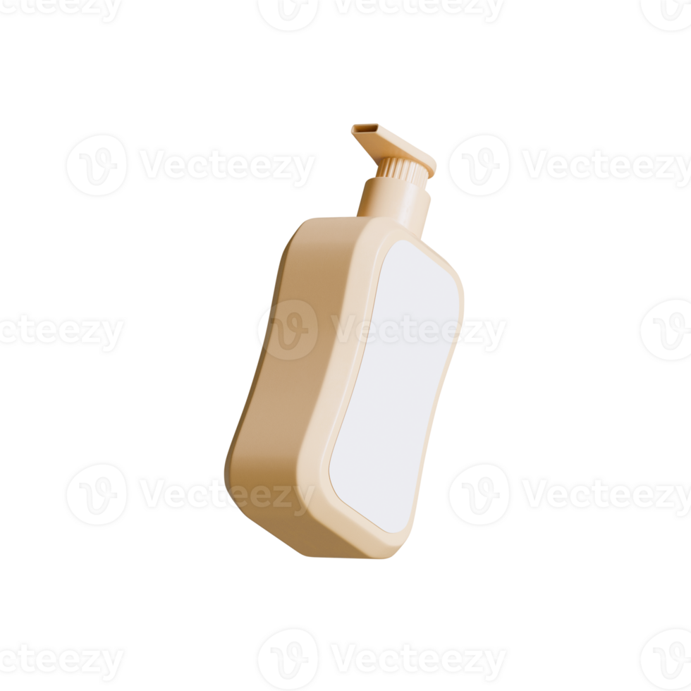 Square bottle FOR mockup collection packaging with pump dispenser png