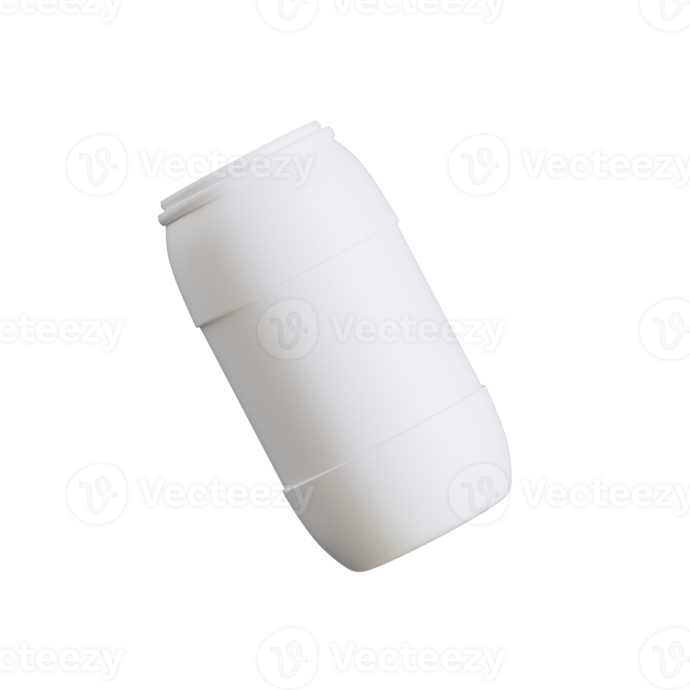 White Plastic barrels transparent background png