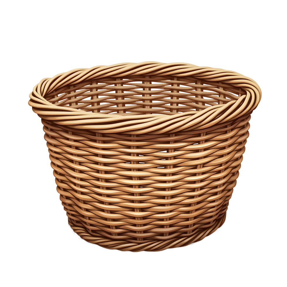 Editable Blank Fruits Basket for Creative Design Projects png