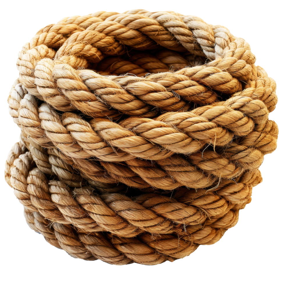 dirty tangled woven rope object clip art and element png