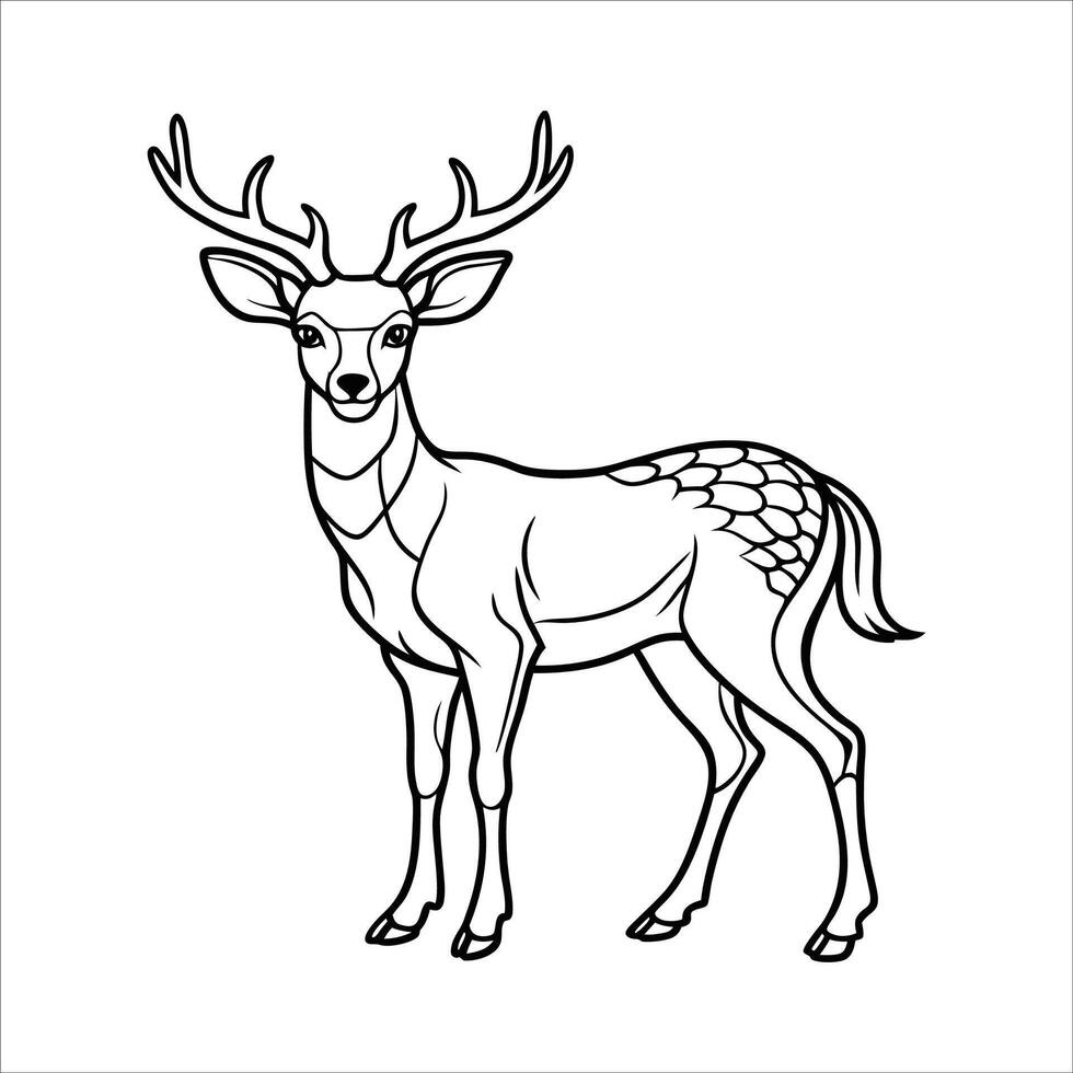 Bear Outline- Editable on white background Perfect for Any Project vector