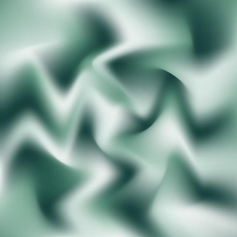 A green and white abstract background with wavy lines vector