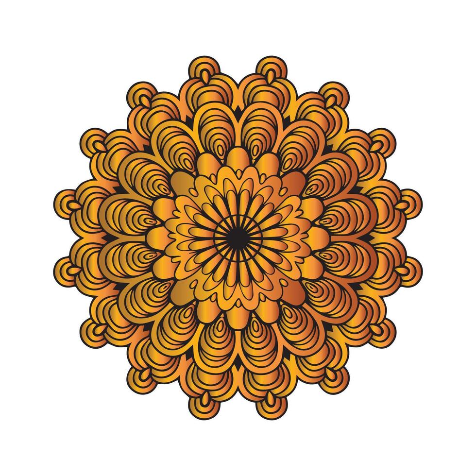 Artistic mandala design illustration vector