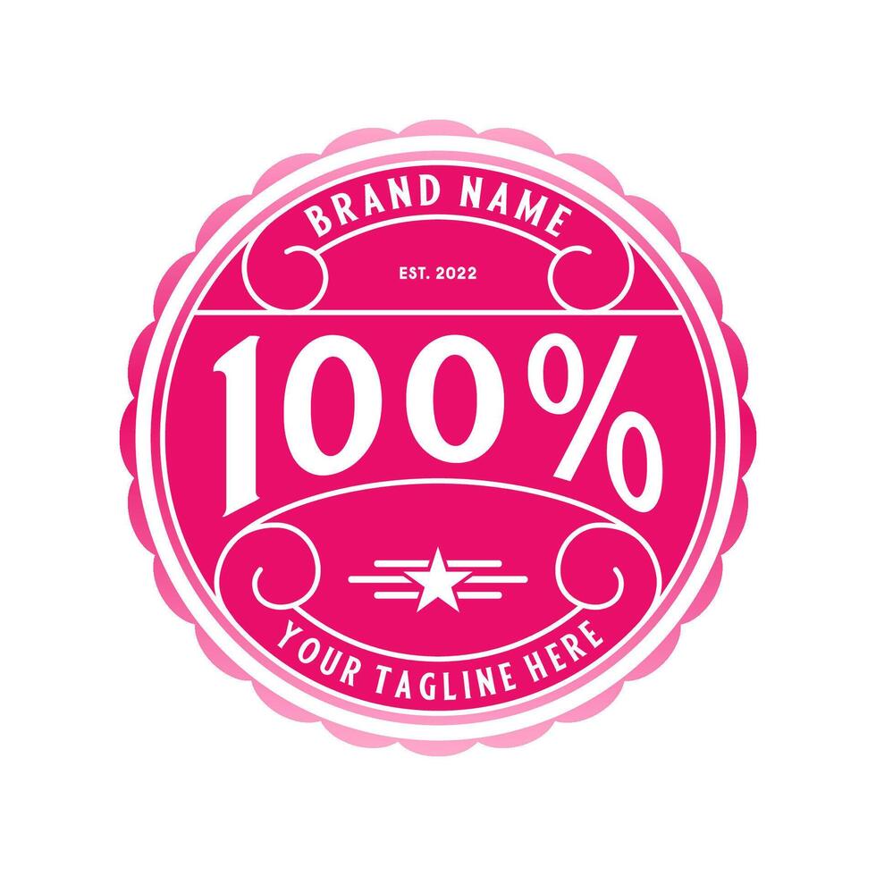 Guarantee Stamp vintage design vector
