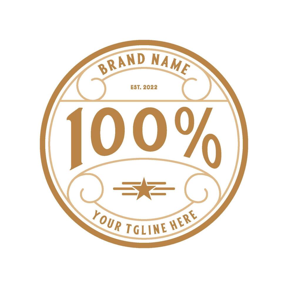 Original sticker label design. anchor icon in vintage style vector