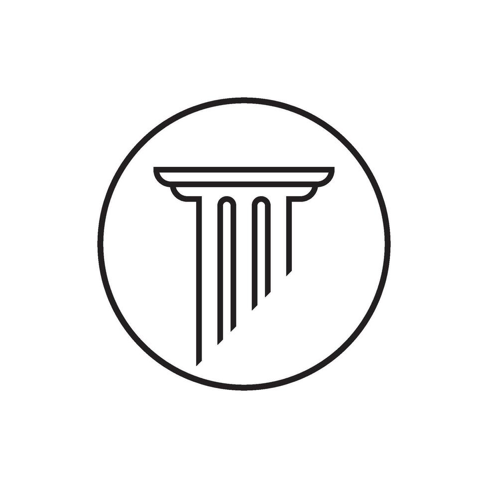 Column Logo Element Design vector