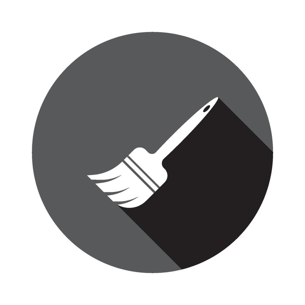 A brush icon on a white background vector