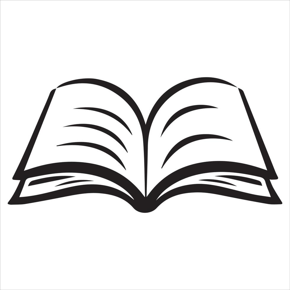 Books Icons - Line. Editable Stroke illustration vector