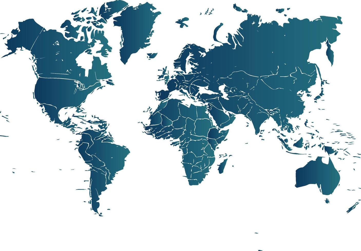 World Map Explore Countries and Continents in High Resolution vector