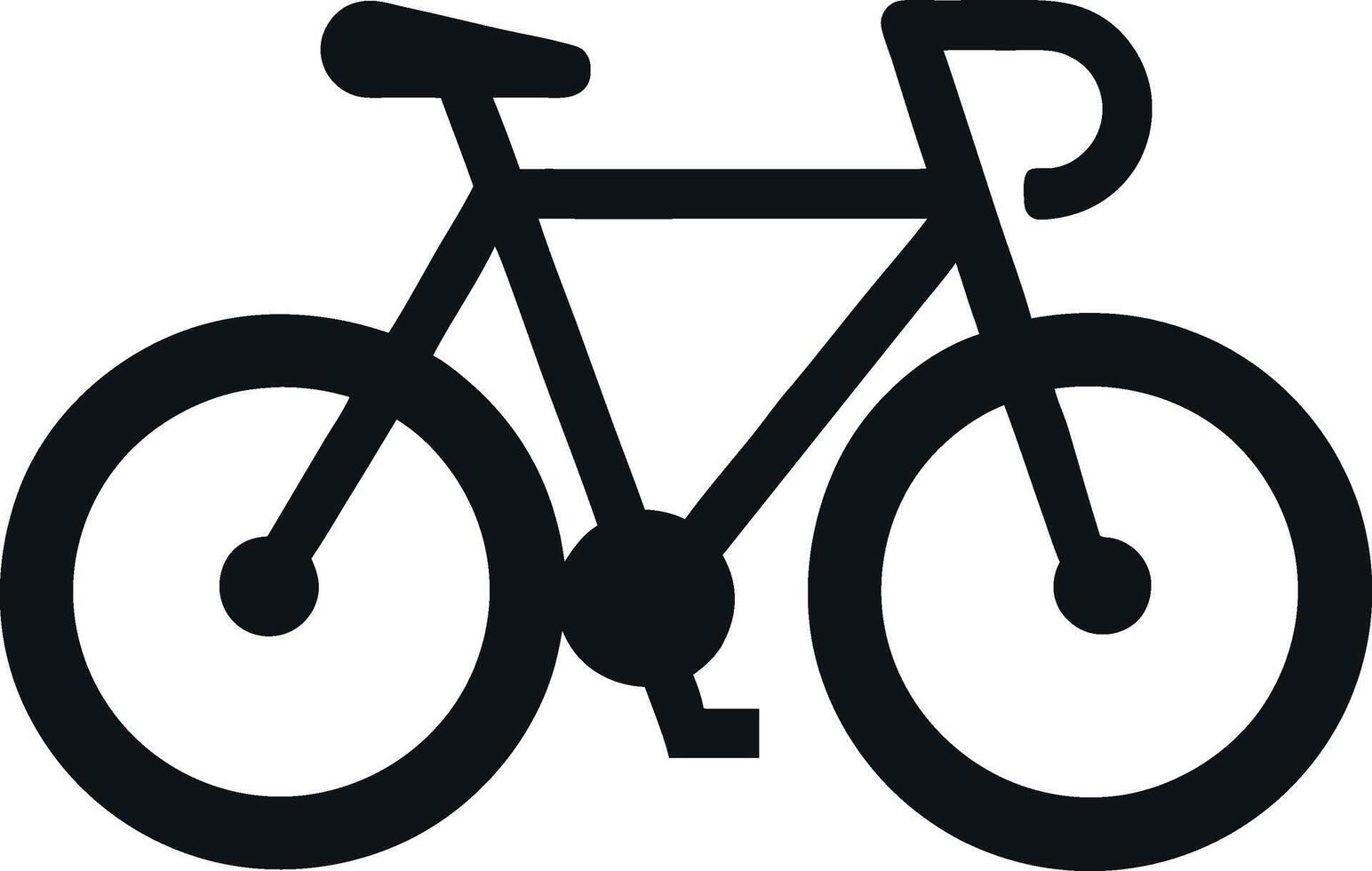 Bicycle silhouette icon design vector