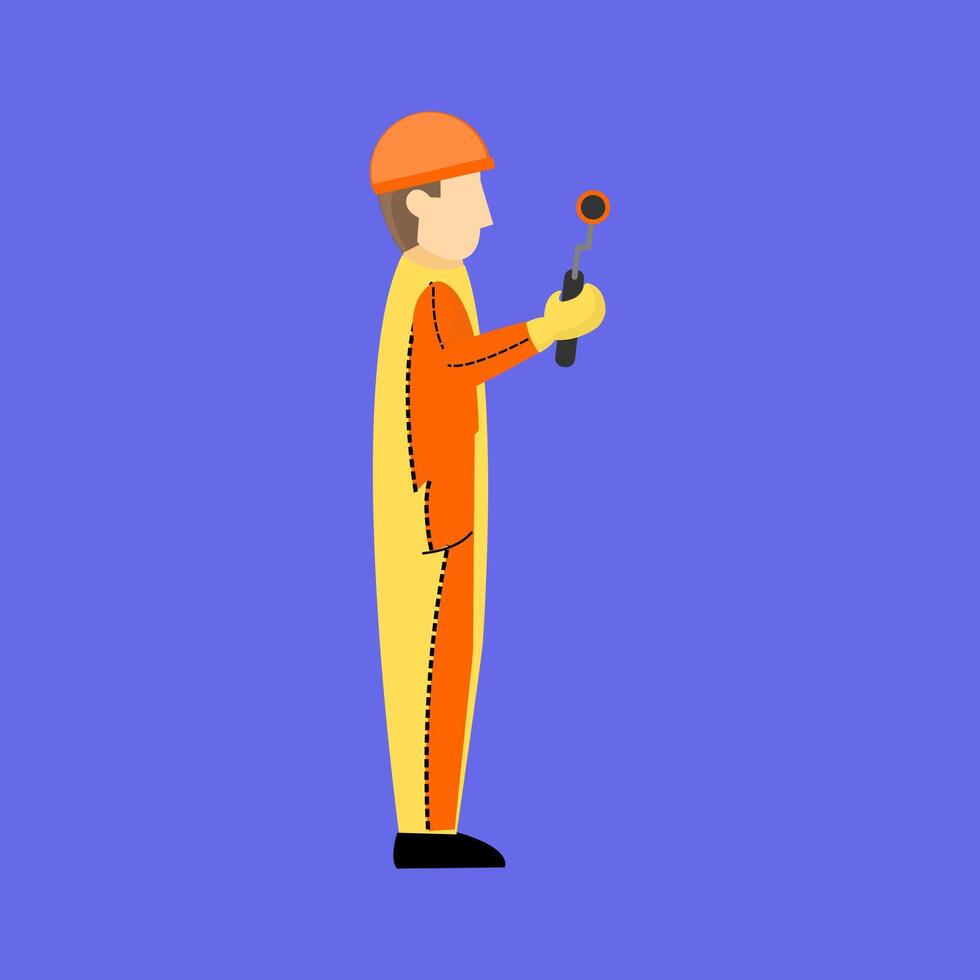 Construction worker, painter vector