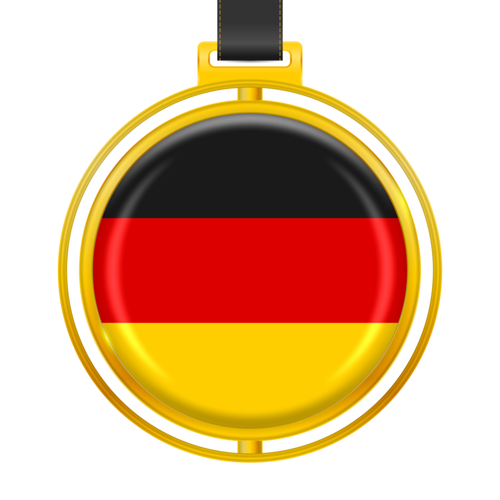 Badge with the colors of the Germany flag png