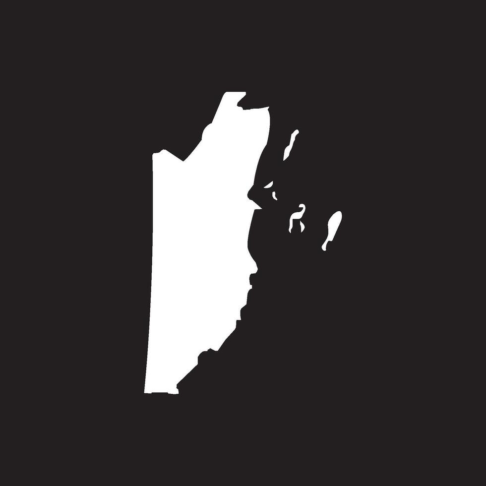 The outline of the country of mexico vector