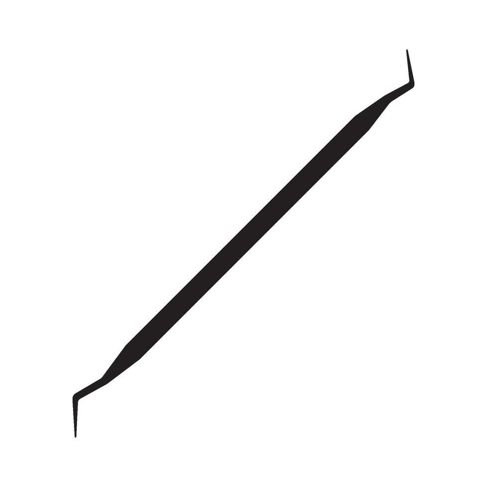 Tooth Cleaning Pick Icon vector