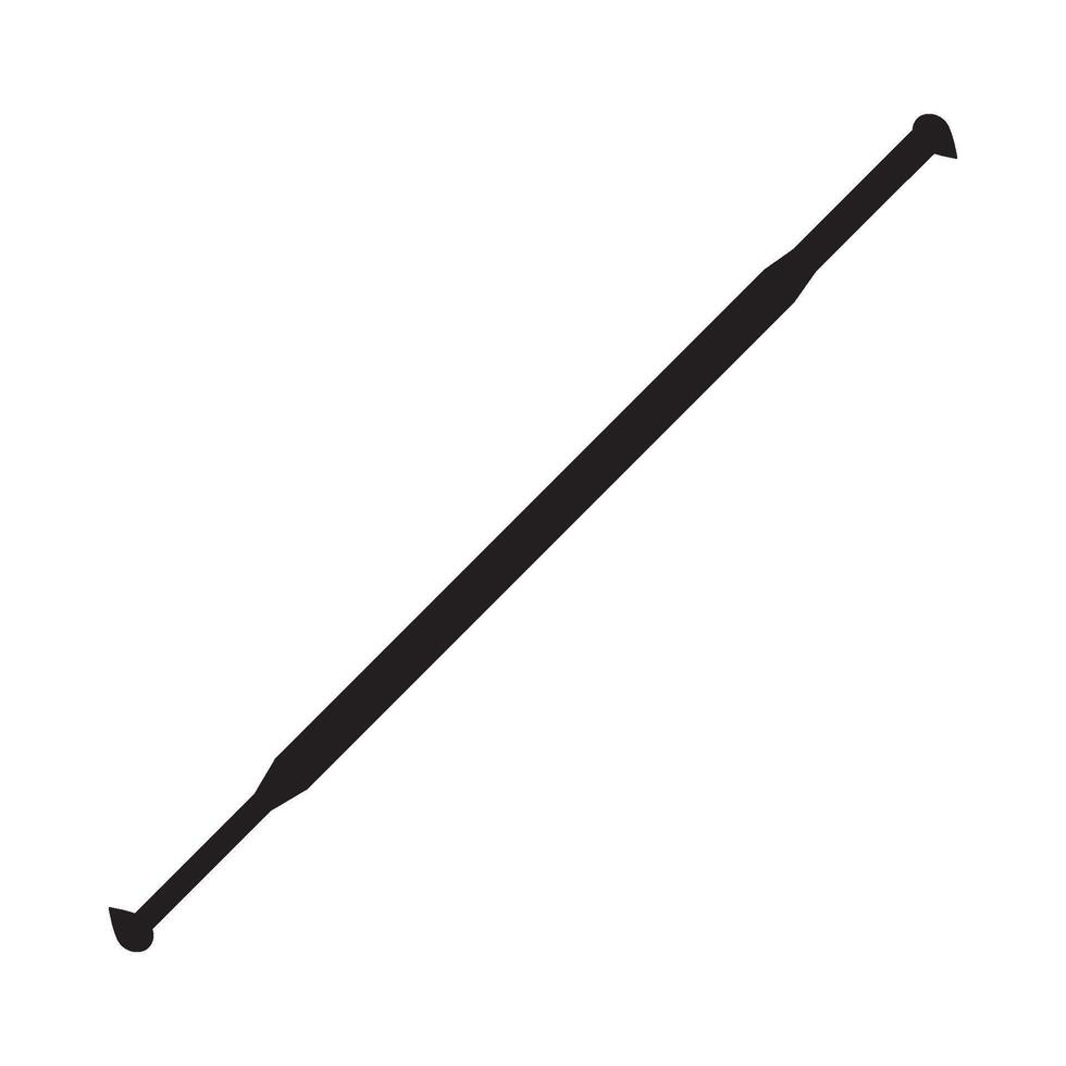 Tooth Cleaning Pick Icon vector