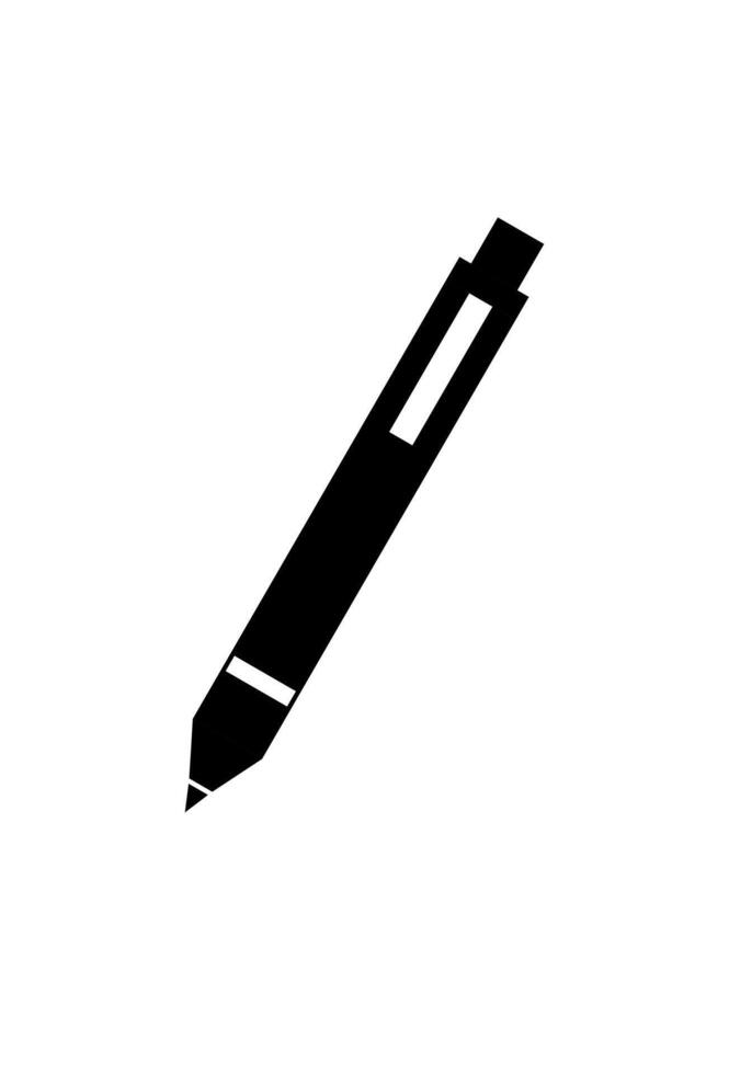 simple pen icon for design vector