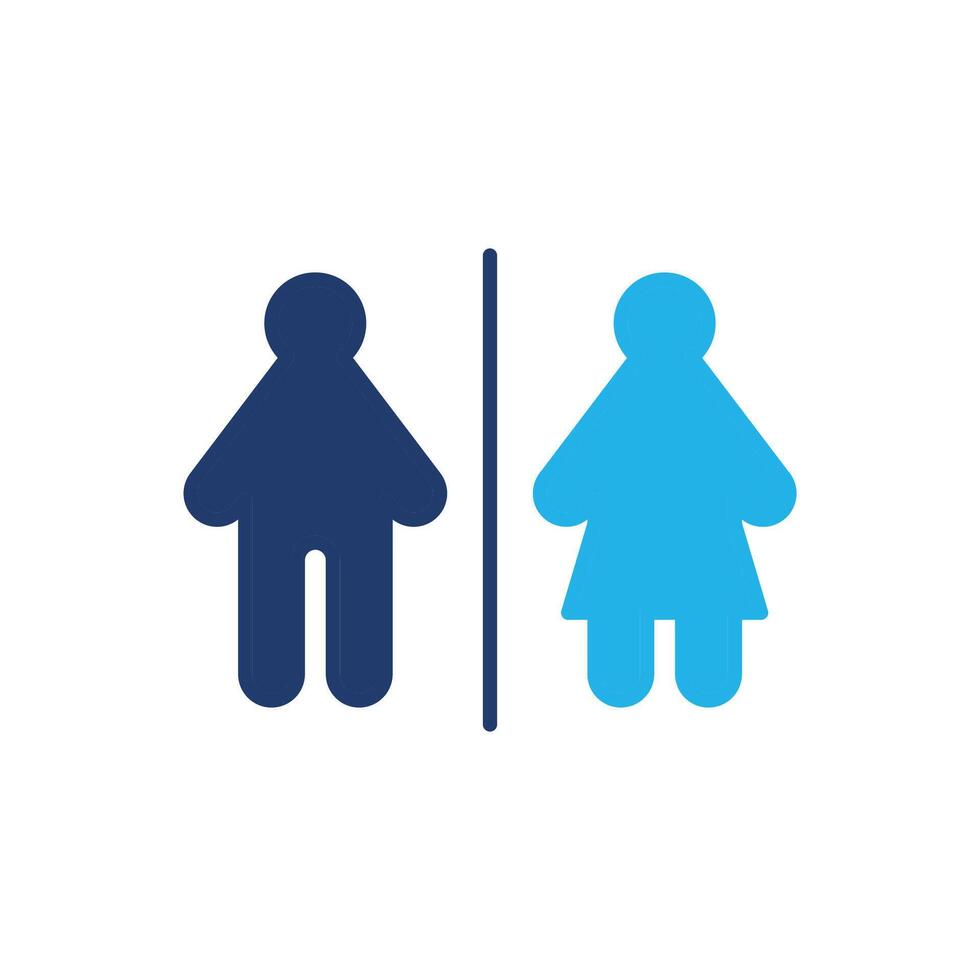 toilet colored icon design good for web or mobile app vector