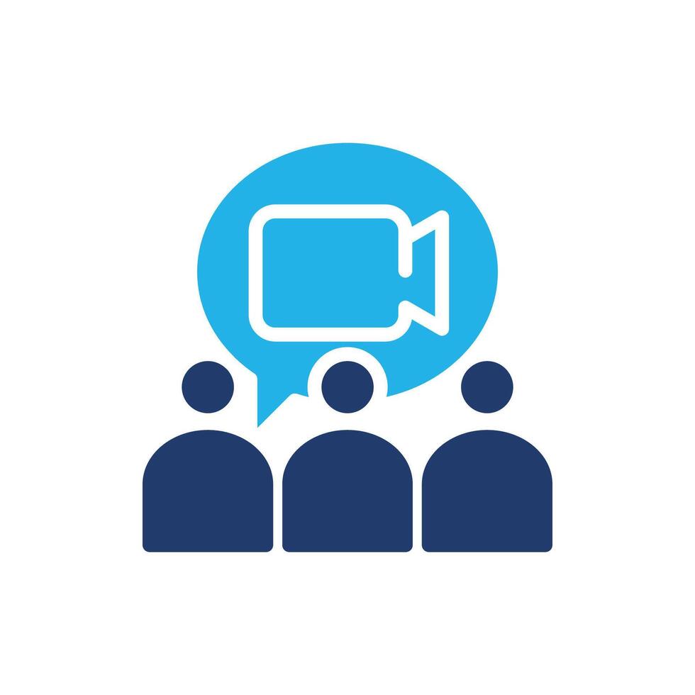 webinar colored icon design good for web or mobile app vector