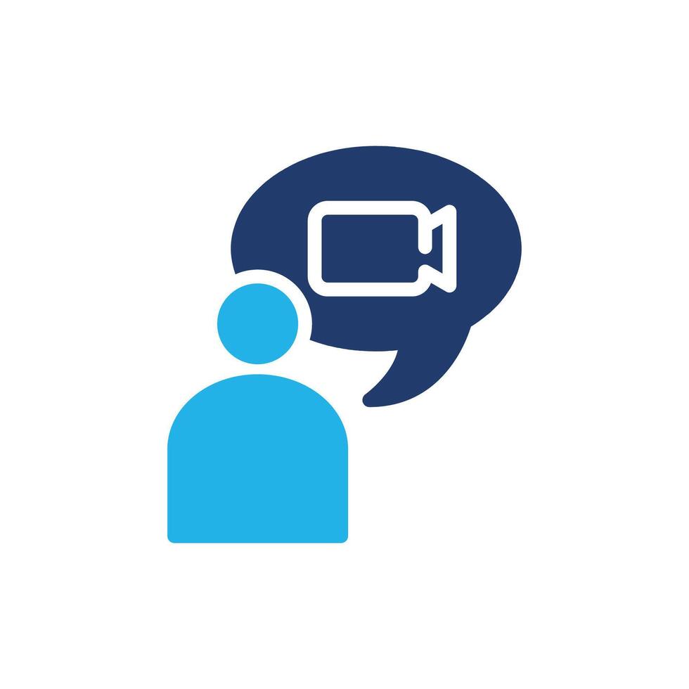 chating colored icon design good for web or mobile app vector
