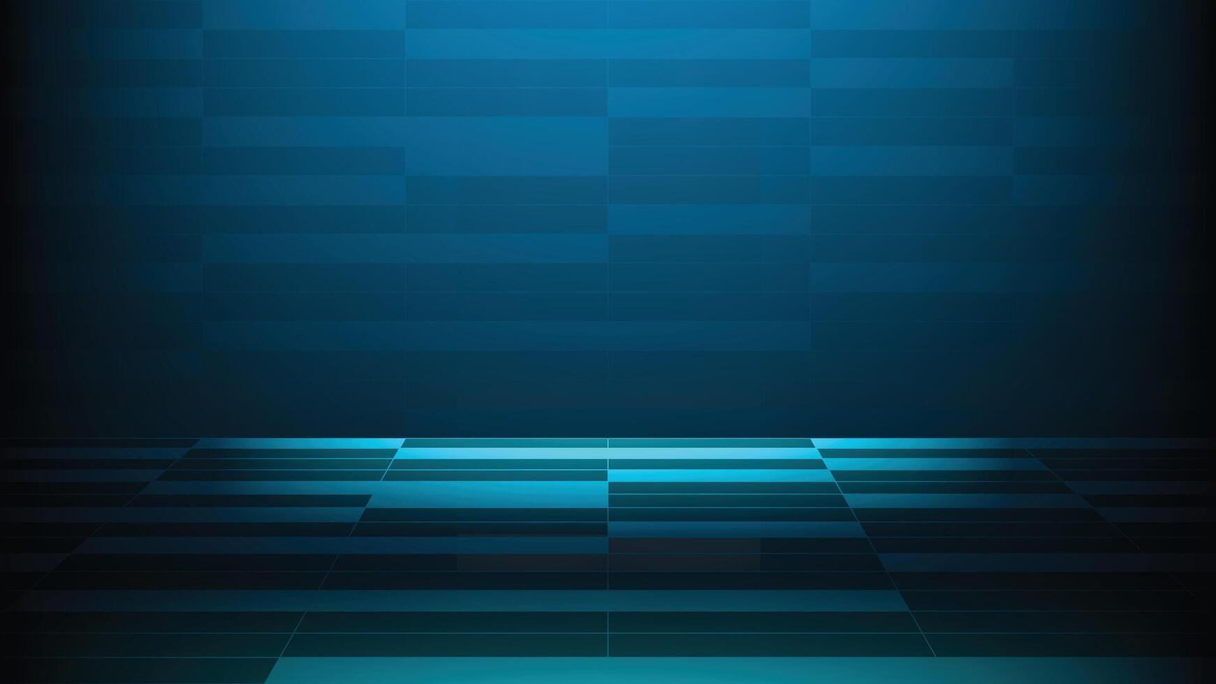 abstract futuristic background with rectangle pattern and blue glowing light vector