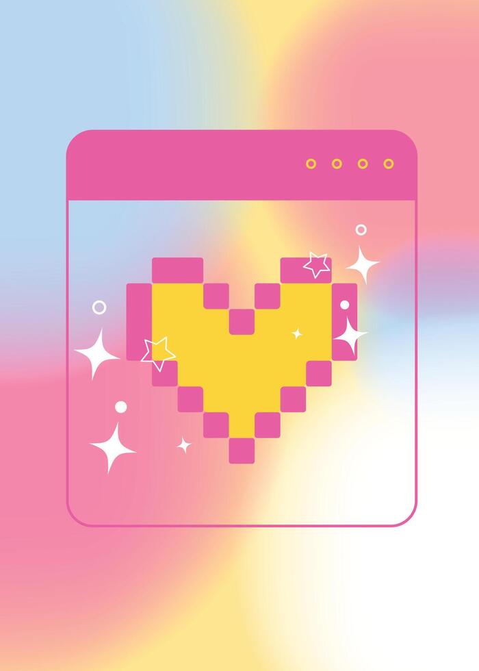 Y2k gradient background. vector