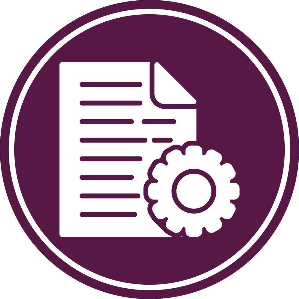Document Setting Icon vector