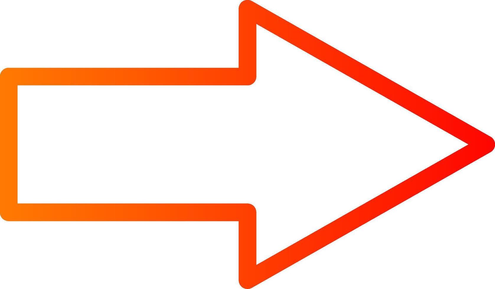 Go Line Gradient Icon vector