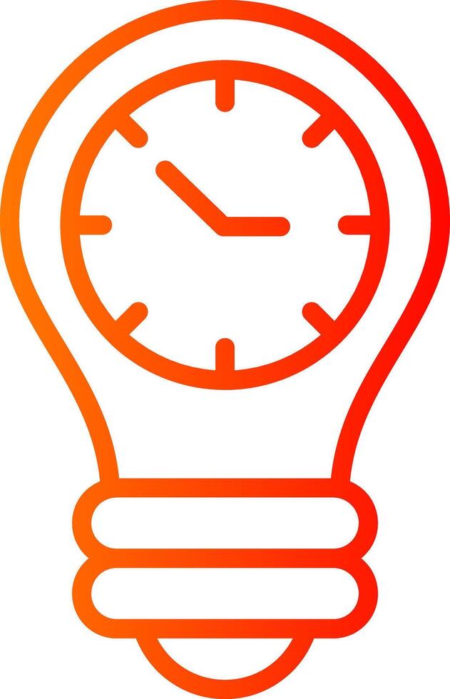 Innovation Line Gradient Icon vector