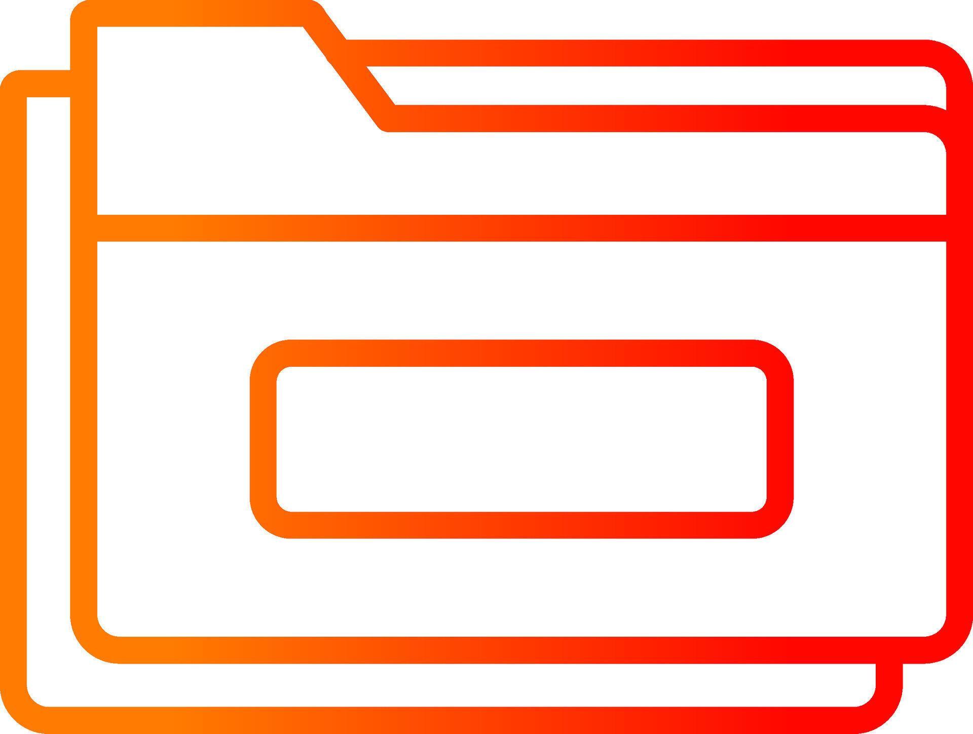 Folder Line Gradient Icon 50847030 Vector Art at Vecteezy