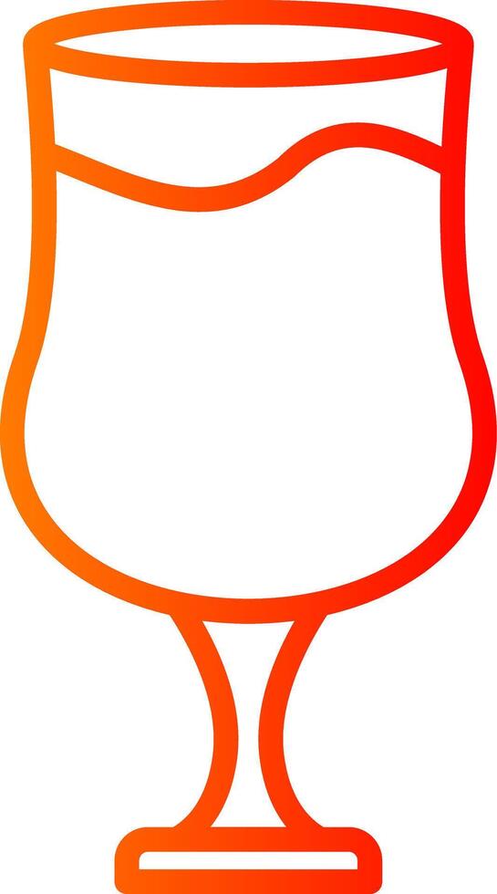 Healthy Line Gradient Icon vector
