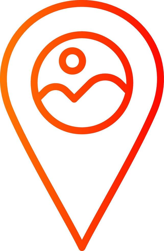 Gallery Location Icon vector