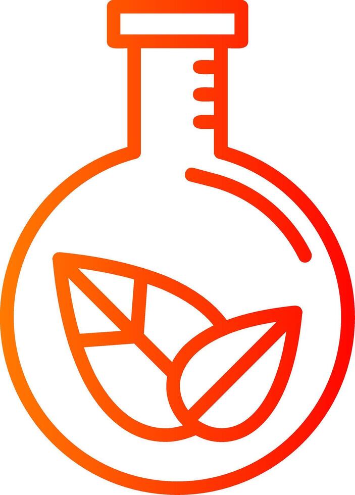 Science Line Gradient Icon vector