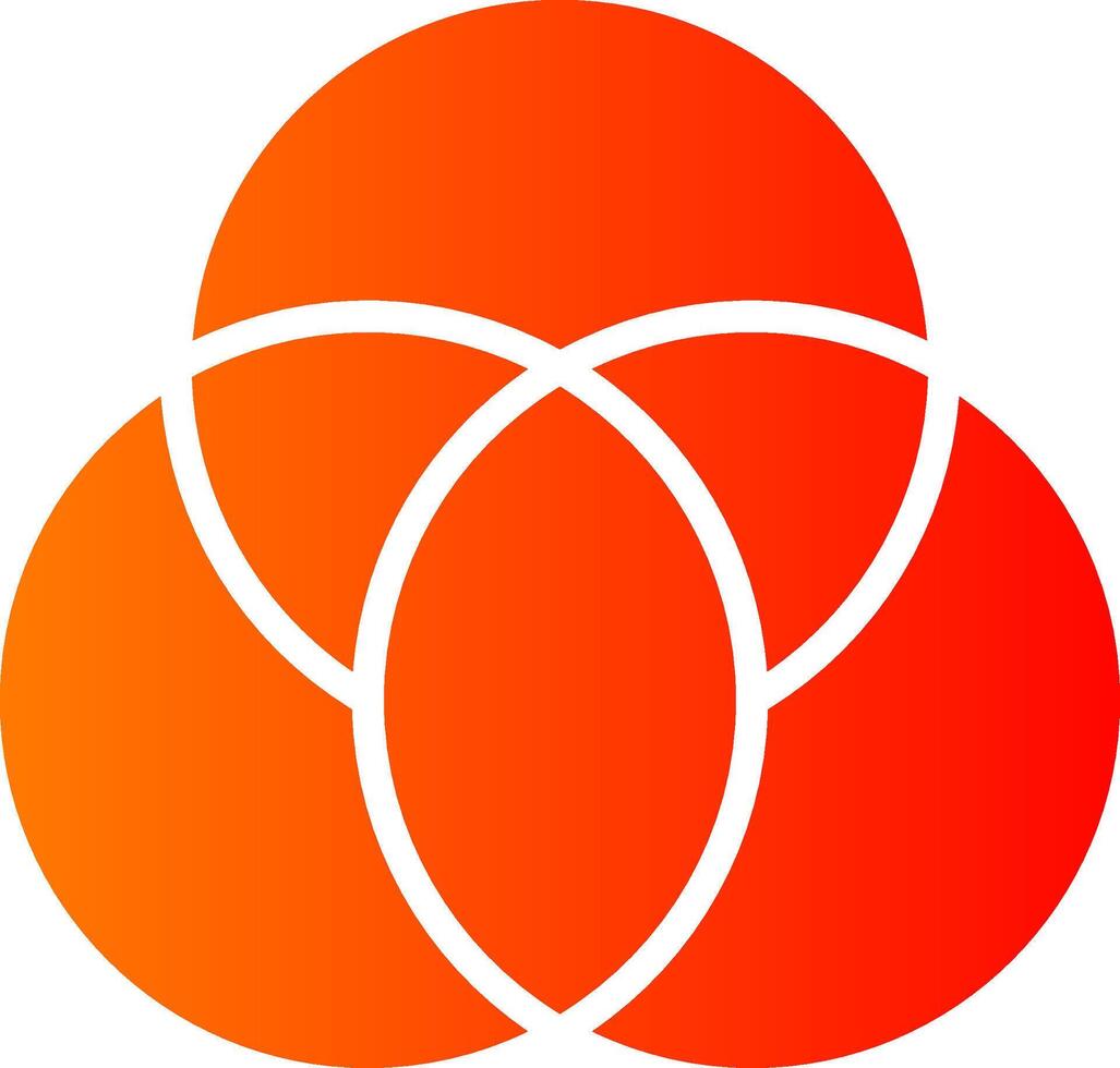 Colour Glyph Gradient Icon vector
