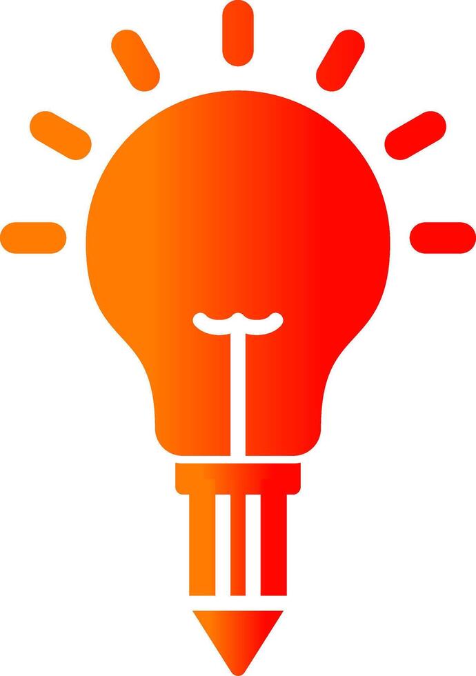 Idea Gradinet Icon vector