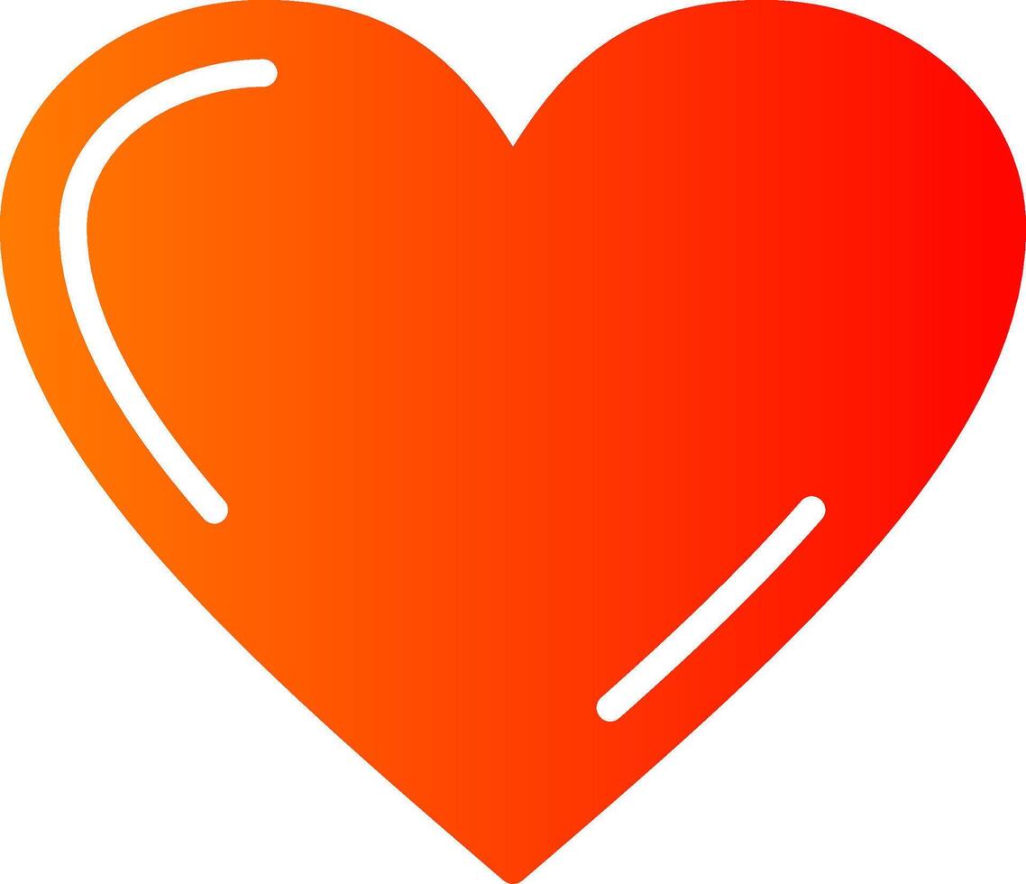 Passion Glyph Gradient Icon vector