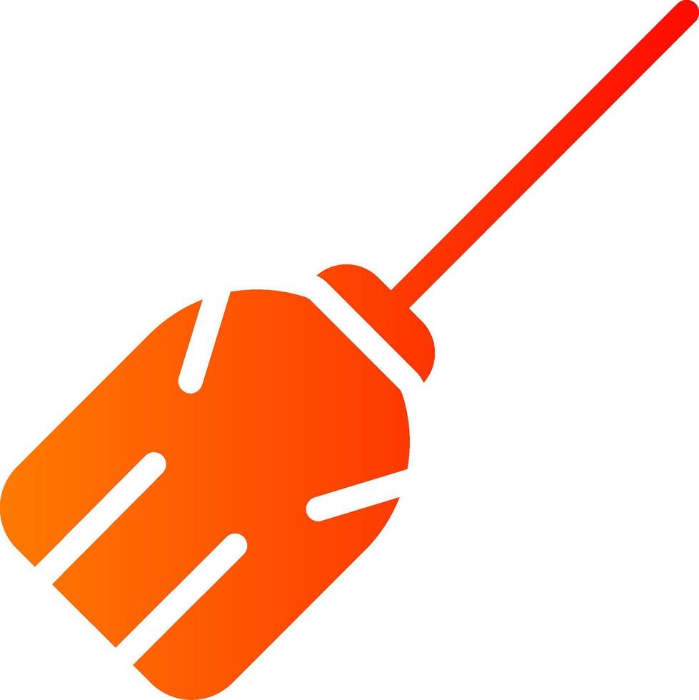 Cleaning Glyph Gradient Icon vector