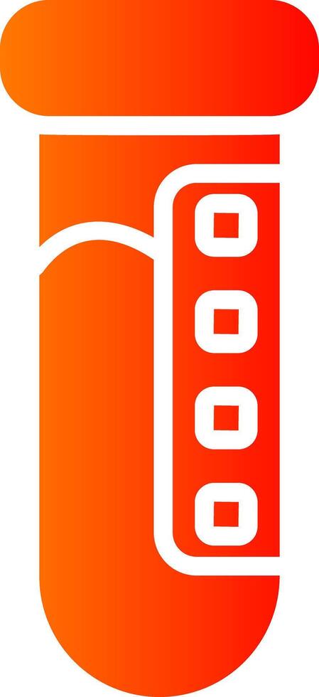 Analysis Glyph Gradient Icon vector