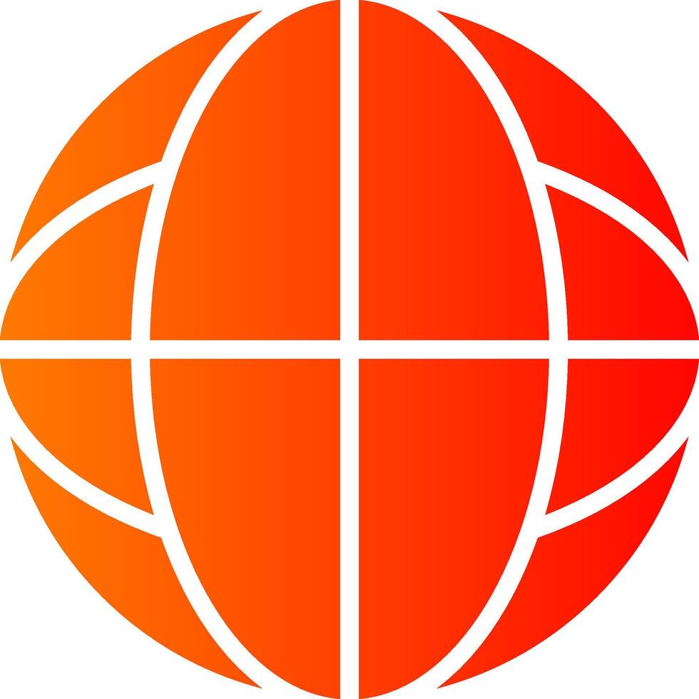 Global Gradient Icon vector